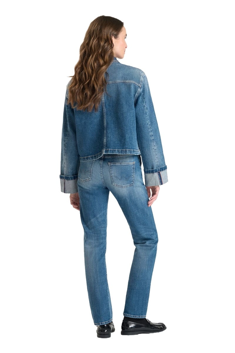 Damen Jeansjacke kastigem Schnitt von Le Temps des Cerises