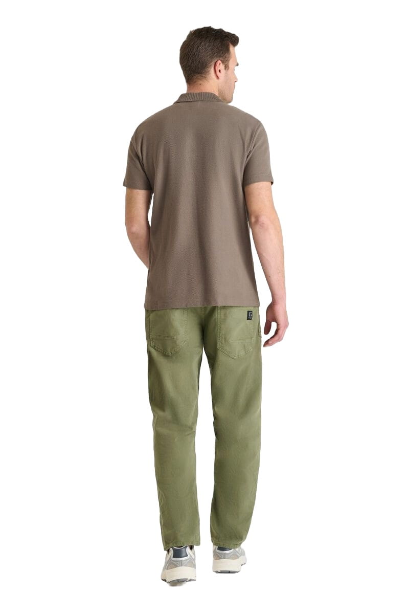 Poloshirt in braun für Herren von Le Temps des Cerises
