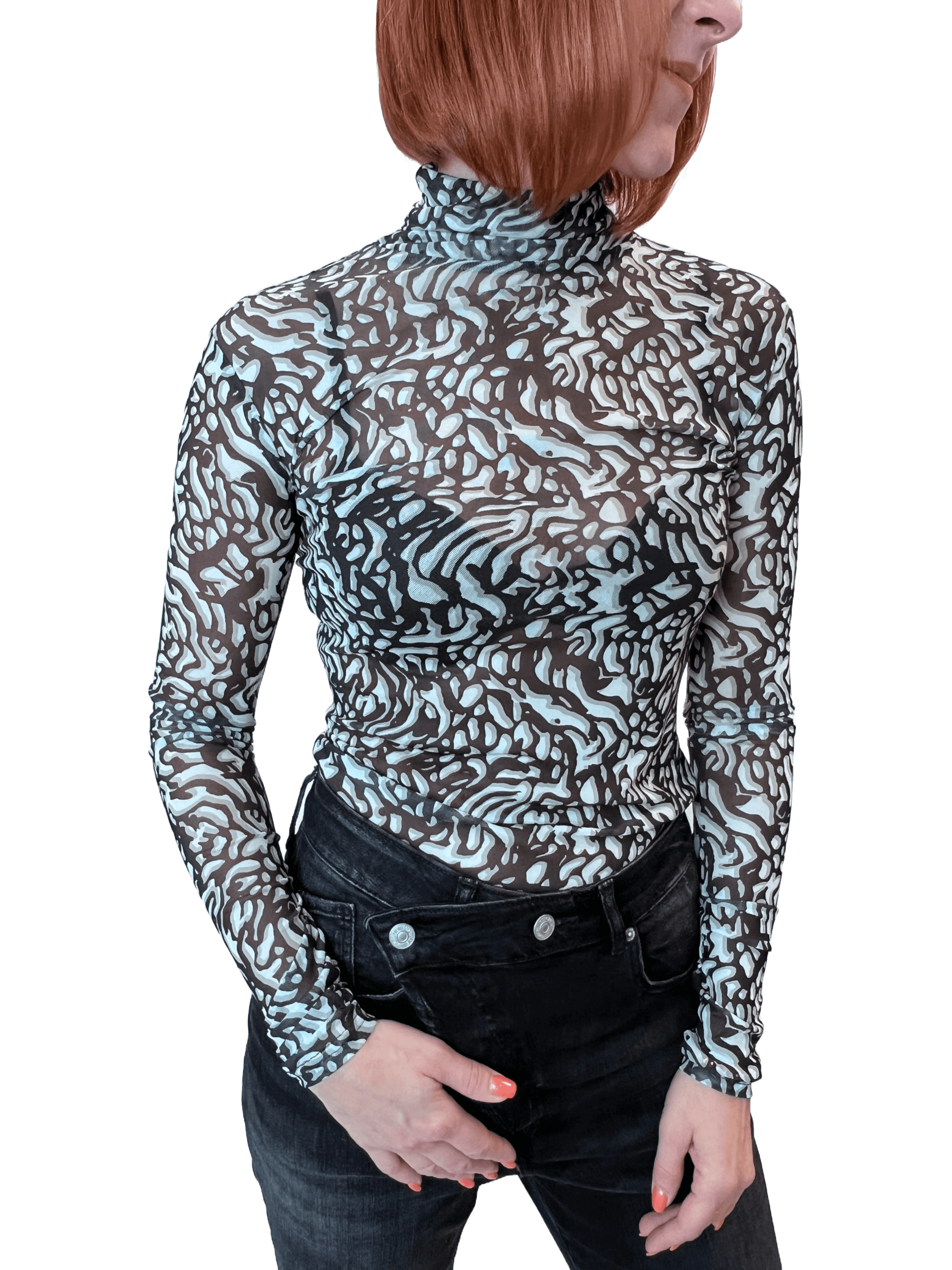 Rino & Pelle Haylee Damen Mesh Top - Shirt
