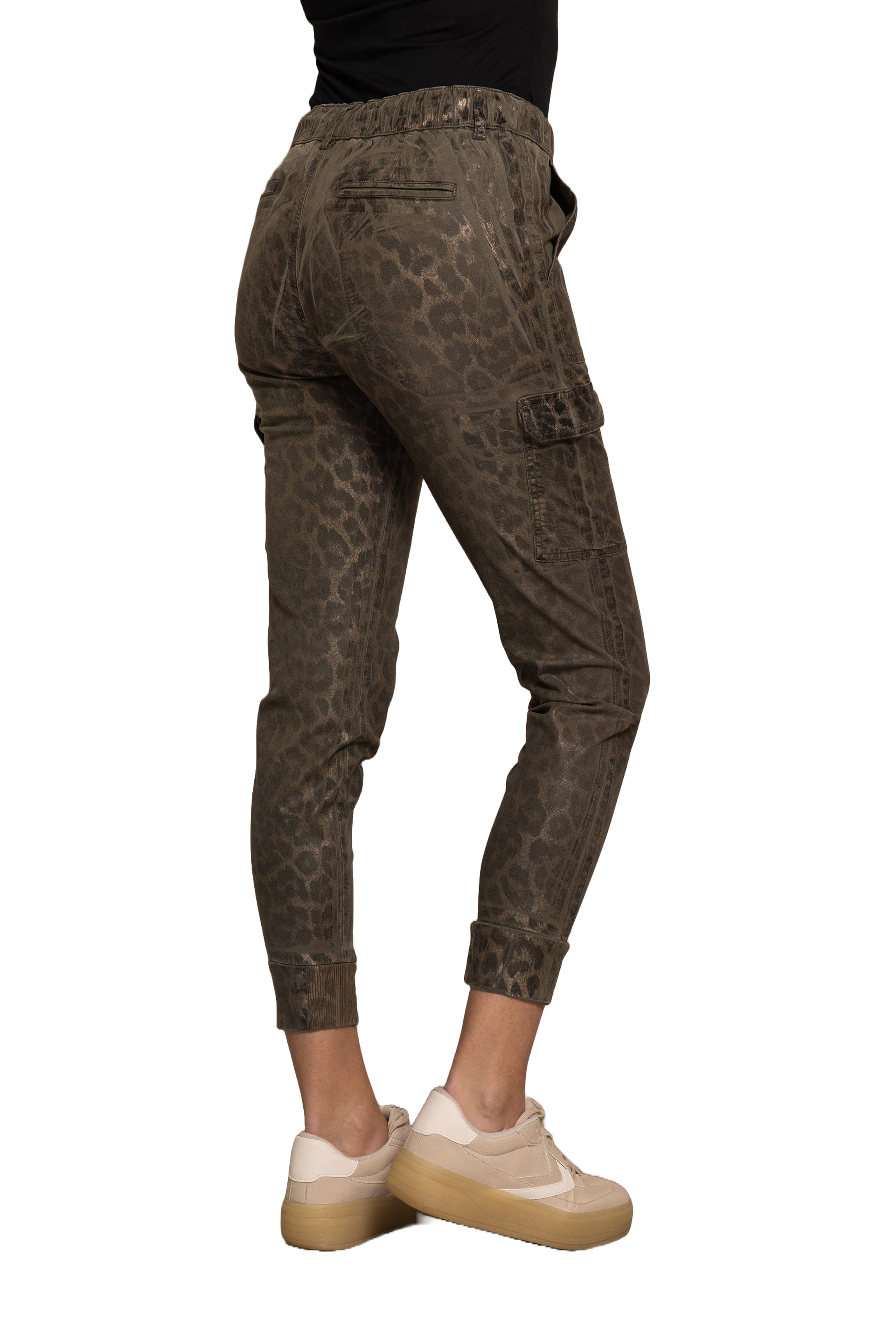 Damen Cargo Hose in Leo olive von Zhrill