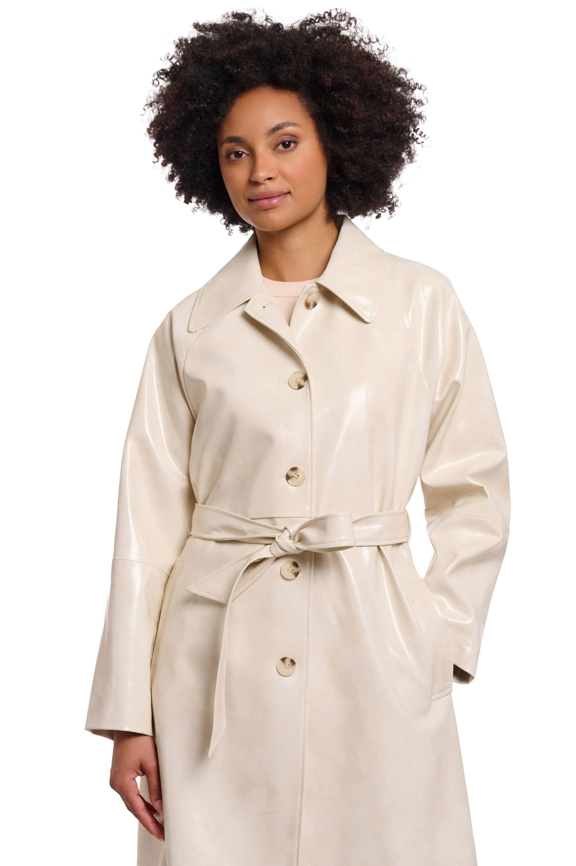 Rino & Pelle Buddy Damen Kunstleder Mantel