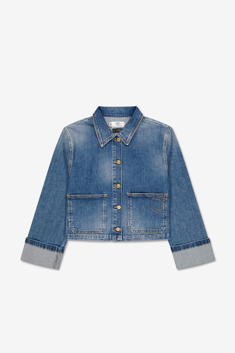 Damen Jeansjacke kastigem Schnitt von Le Temps des Cerises