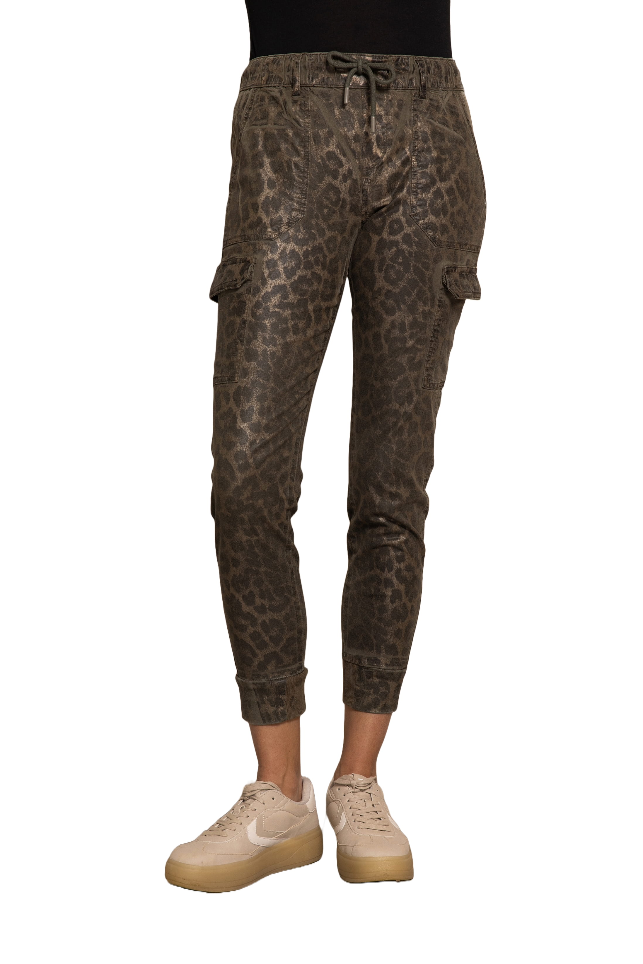 Damen Cargo Hose in Leo olive von Zhrill