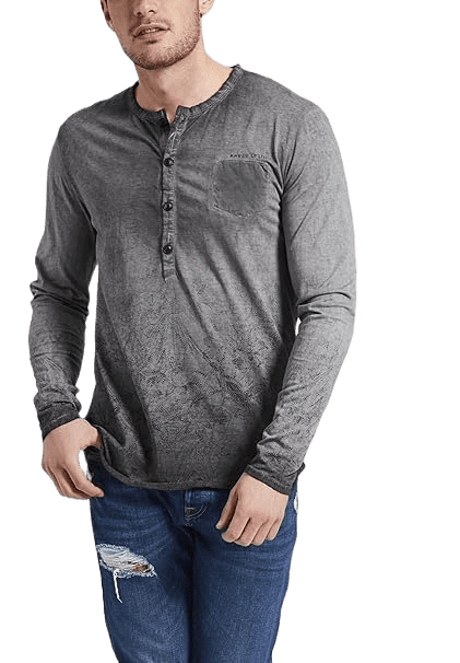 Khujo Thomas Herren Langarmshirt