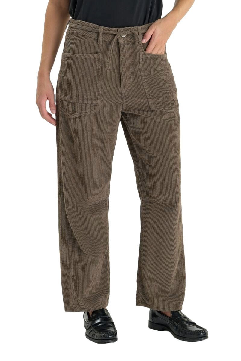 Cordhose im Ballonschnitt in Olive von Le Temps des Cerises