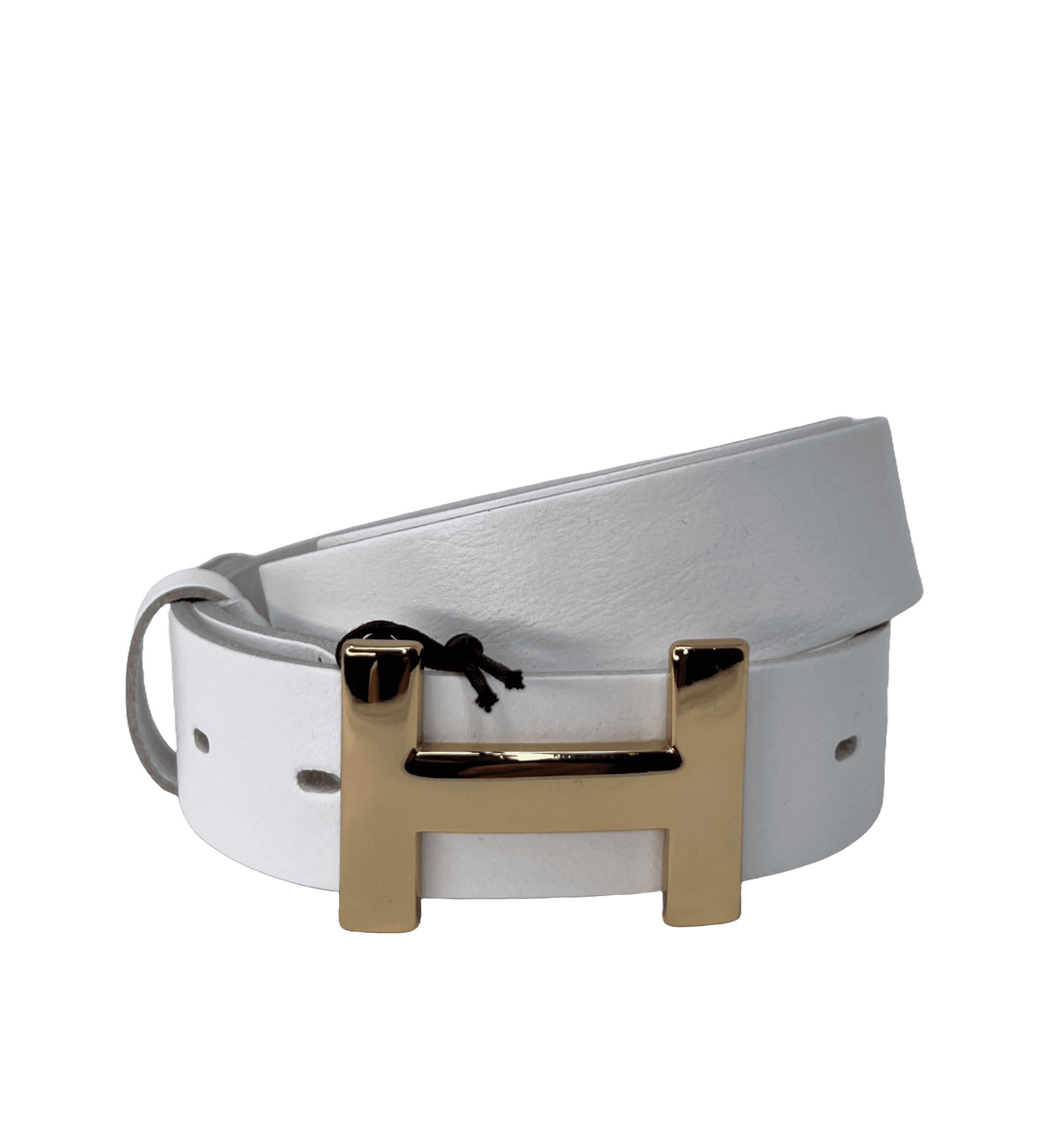 white / goldene Schnalle