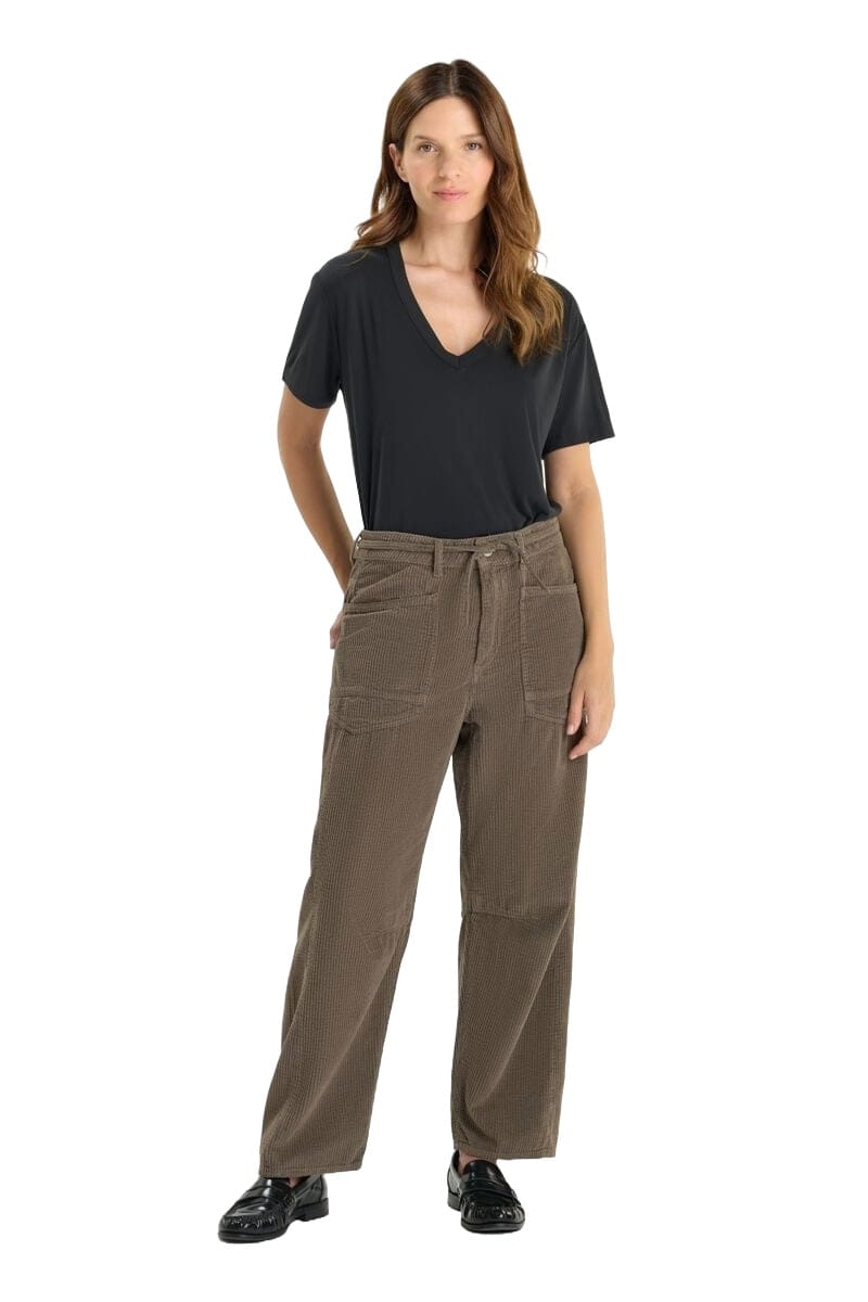 Cordhose im Ballonschnitt in Olive von Le Temps des Cerises