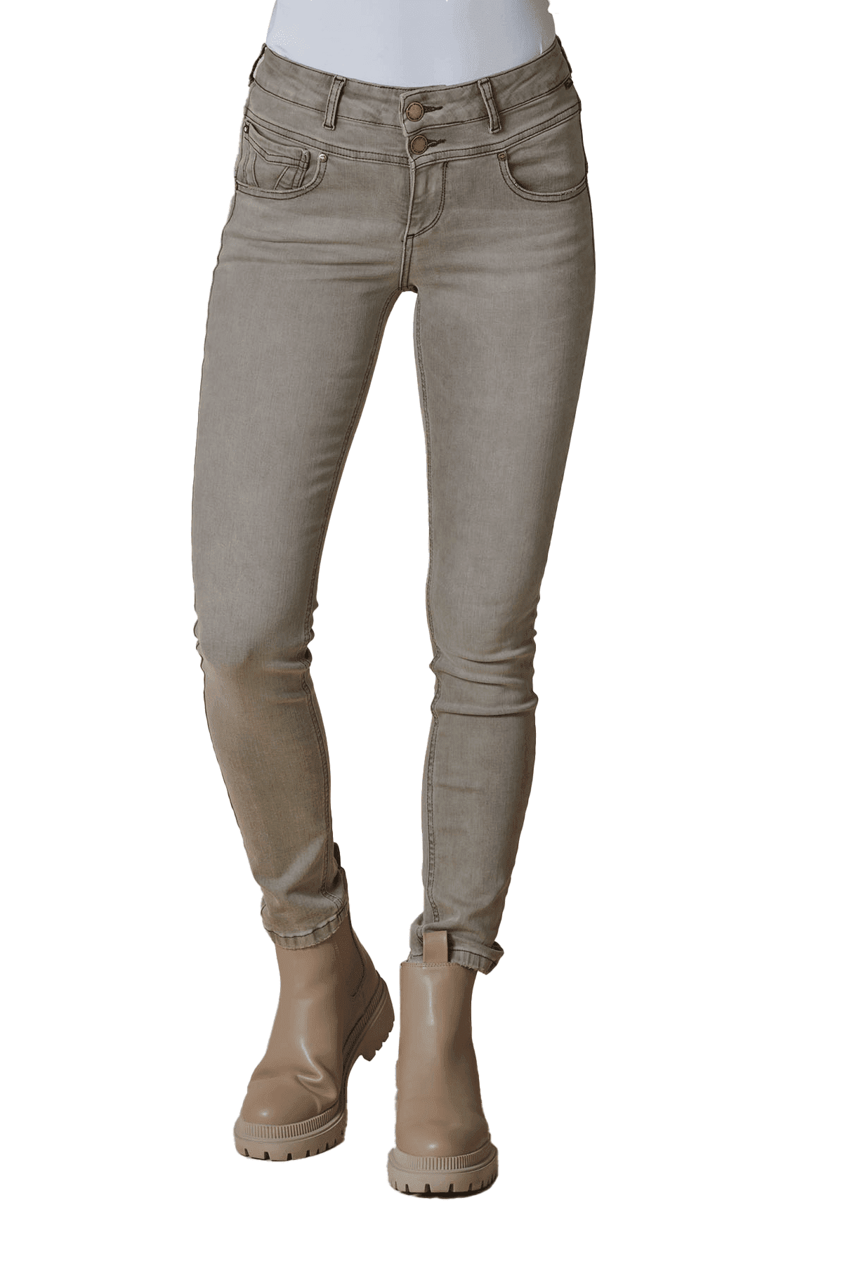 colored denim - beige