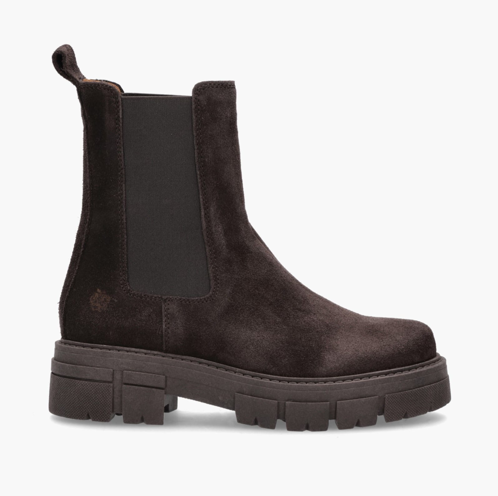 Apple of Eden Conny Suede Chunky Damen Chelsea Boots