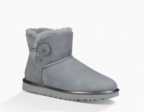 UGG Mini Bailey Button II Metallic Damen Stiefelette mit Knopf