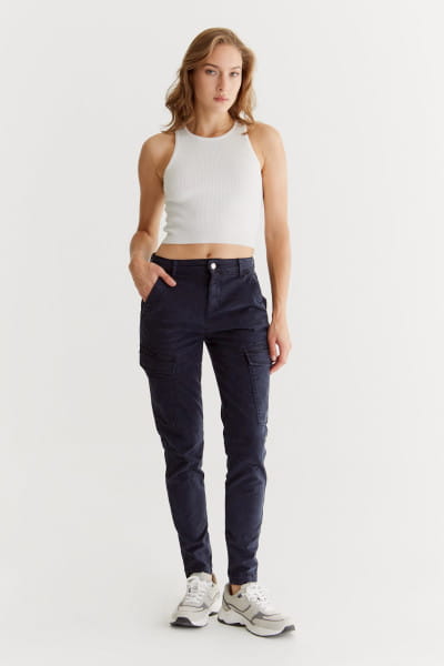 C.O.J. Denim Angel Damen Cargo Hose