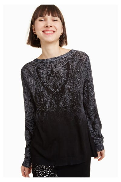 Desigual Edimburgo Damen Feinstrickpullover