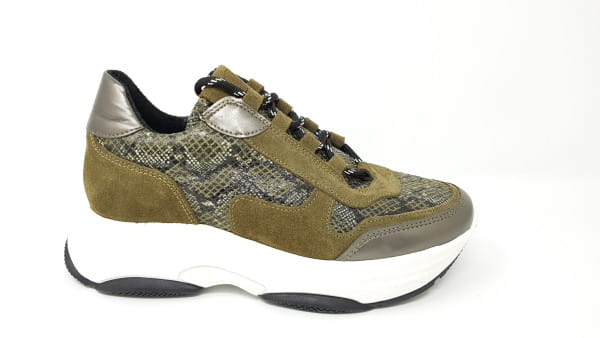 SPM Katrie Ugly Plateau Sneaker Snake