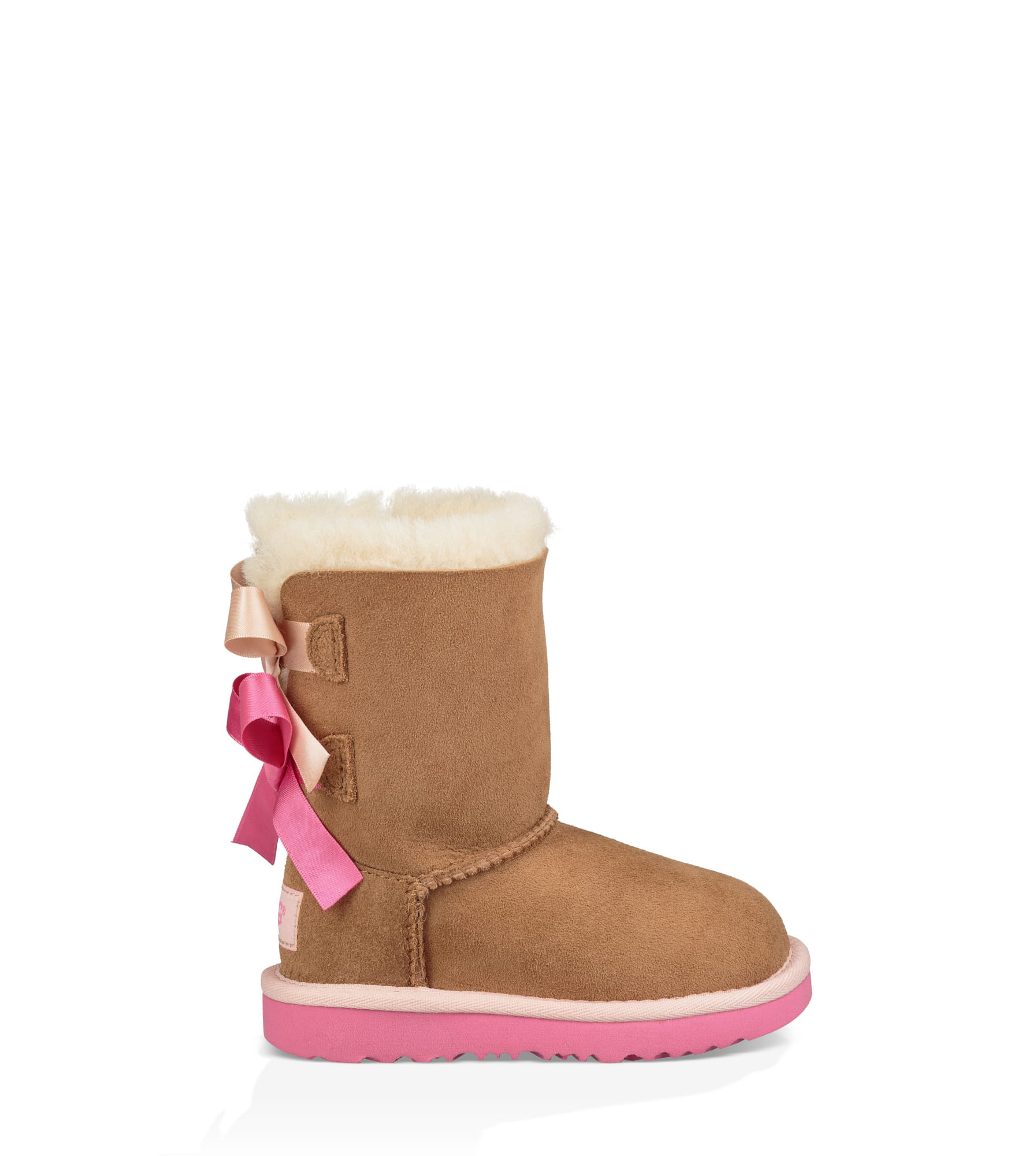 Baby pink bailey bow uggs online