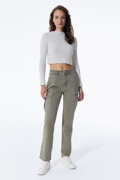 C.O.J. Denim Daphne Damen Cargo Hose